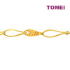 TOMEI Sri Puteri, The Mawar Series Bracelet, Yellow Gold 916 SP-YG1646B-1C