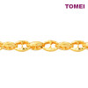 TOMEI Lasered Bracelet, Yellow Gold 916 ( BB3511-C-1C )