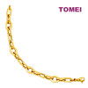 TOMEI Dual-Tone Bracelet, Yellow Gold 916 (9M-B6818L-2C)