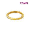 TOMEI Dual-Tone Bangle, Yellow Gold 916 (9L-SG6202-2C)