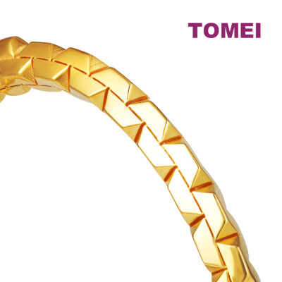 TOMEI Lusso Italia Bangle, Yellow Gold 916 (109U285-BNG0299)