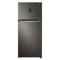 LG  LG-GNB372PXBK 410L Top Freezer Fridge in Black Steel Finish