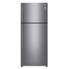 LG LG-GNC602HLCM 516L Top Freezer Fridge in Platinum Silver Finish