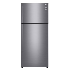 LG LG-GNC602HLCM 516L Top Freezer Fridge in Platinum Silver Finish
