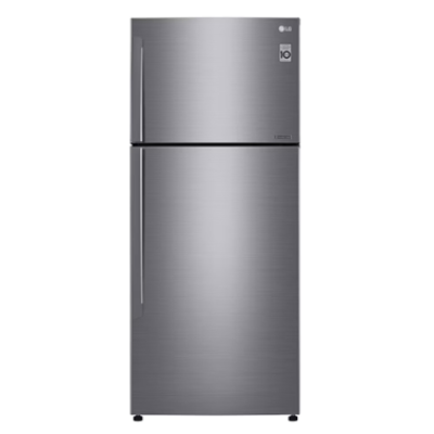 LG LG-GNC602HLCM 516L Top Freezer Fridge in Platinum Silver Finish
