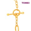 TOMEI Lusso Italia Twisted Chain Bracelet, Yellow Gold 916 (25U27-HOB0003-1C)