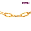 TOMEI Lusso Italia Twisted Chain Bracelet, Yellow Gold 916 (25U27-HOB0003-1C)