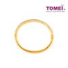 TOMEI Pizzaz with Timeless Elegance Bangle, Yellow Gold 916 (9L-BK1495-2C)