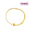 TOMEI Bangle, Yellow Gold 916 (9L-BK1545-2C)