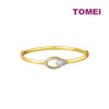 TOMEI Dual-Tone Buckle Bangle (9L-SG6065-2C)
