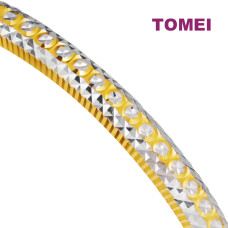 TOMEI Dual-Tone Thin Bangle (9L-SG6190-2C)