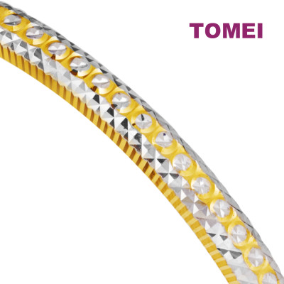 TOMEI Dual-Tone Thin Bangle (9L-SG6190-2C)