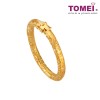 TOMEI Ornately Sophisticated With Noble Bangle, Yellow Gold 916 (9L-YG1285B-1C)