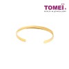 TOMEI Verve with Pizzazz in Subtlety Bangle, Yellow Gold 916 (9L-YG1300B-1C)