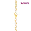 TOMEI Dual-Tone Triangle Bracelet, Yellow Gold 916 (9M-B6880-2C)