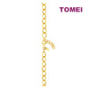 TOMEI Dual-Tone Love Lock Bracelet, Yellow Gold 916 (9M-BL295-S-2C)