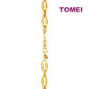 TOMEI Chain Linked Bracelet, Yellow Gold 916 (9M-BLS7-S-1C)