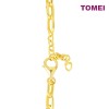 TOMEI Together Love Bracelet, Yellow Gold 916 (9M-BR3907-1C)