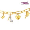 TOMEI Lady Accesorries Bracelet, Yellow Gold 916 (9M-YG1418B-2C)