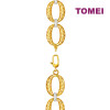 TOMEI Oval Flower Bracelet, Yellow Gold 916 (9M-YG1545B-2C)