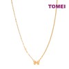 TOMEI Butterfly Necklace, Yellow Gold 916 (9N-JE29-002-1C)