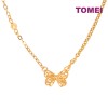 TOMEI Butterfly Necklace, Yellow Gold 916 (9N-JE29-002-1C)