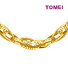 TOMEI Layered Loop Necklace, Yellow Gold 916 (9N-N6940C-S-1C)