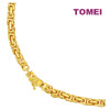 TOMEI Sparkling Long Necklace, Yellow Gold 916 (9N-NC3759-DRG-1C)