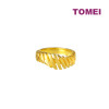 TOMEI Sri Puteri Collection Dominoes Ring, Yellow Gold 916 (9O-YG1030R-1C)