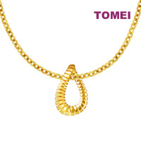 TOMEI Sri Puteri Collection Dominoes Pendant, Yellow Gold 916 (9P-YG1245P-1C)