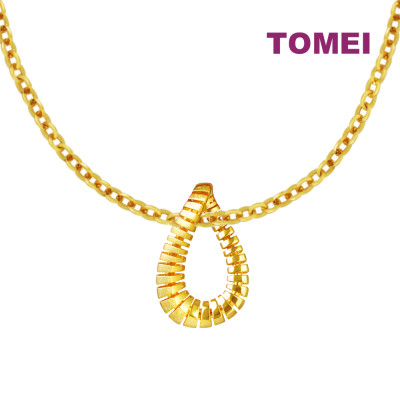 TOMEI Sri Puteri Collection Dominoes Pendant, Yellow Gold 916 (9P-YG1245P-1C)