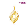 TOMEI Sri Puteri Collection Droplet Pendant, Yellow Gold 916 (9P-YG1248P-1C)