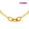 TOMEI Sculpted Trio Link Necklace (AS-N0105-1C)