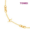 TOMEI Sculpted Trio Link Necklace (AS-N0105-1C)
