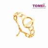 TOMEI Anastasia with Sophisticated Glamour Bangle, Yellow Gold 916 (AS-YG1249B-1C)