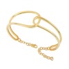 TOMEI Anastasia Bangle, Yellow Gold 916 (AS-YG1328B-1C)