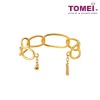 TOMEI Anastasia Bangle, Yellow Gold 916 (AS-YG1331B-1C)
