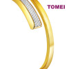 TOMEI Anastasia Dual-Tone Extended C-Shape Bangle, Yellow Gold 916 (AS-YG1501B-2C) 