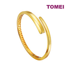 TOMEI Anastasia Extended C-Shape Bangle (AS-YG1502B-1C)