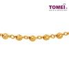TOMEI Minimalist Bead Bracelet, Yellow Gold 916 (BB1144-1C)