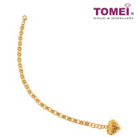 TOMEI Big Love Bead Bracelet, Yellow Gold 916 (BB2947-B-1C)
