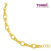 TOMEI Allure Bracelet, Yellow Gold 916 (BB3356-1C)
