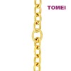 TOMEI Diamond Cut Collection Linked Bracelet, Yellow Gold 916 (DC-YG1515B-2C)