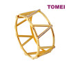 TOMEI Diamond Cut Collection V Bangle, Yellow Gold 916 (DC-YG1547B-2C)
