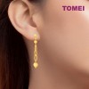TOMEI Lavish Dangling Beads Earrings, Yellow Gold 916 (EE3534-1C)