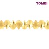 TOMEI Lusso Italia Droplets Bracelet, Yellow Gold 916 (IM-328-BLK234-1C)