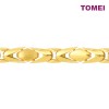 TOMEI Lusso Italia Bracelet, Yellow Gold 916 (IM-328-BLK283-1C)