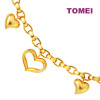 TOMEI Lusso Italia Love Strories Bracelet, Yellow Gold 916 (IM-B22HL0566-1C)