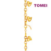 TOMEI Lusso Italia Love Strories Bracelet, Yellow Gold 916 (IM-B22HL0566-1C)