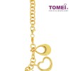TOMEI Lusso Italia Faith & Love Bracelet, Yellow Gold, 916 (IM-B22WA0515-1C)